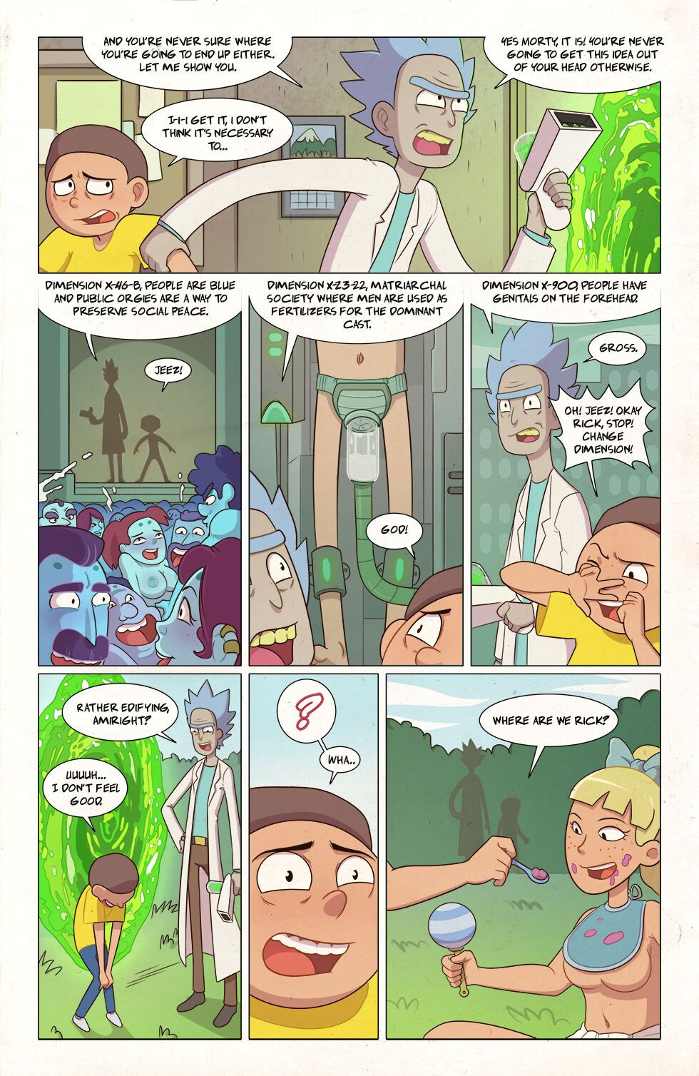 Page 4 - Rick And Morty - Adventures From Dimension A24L